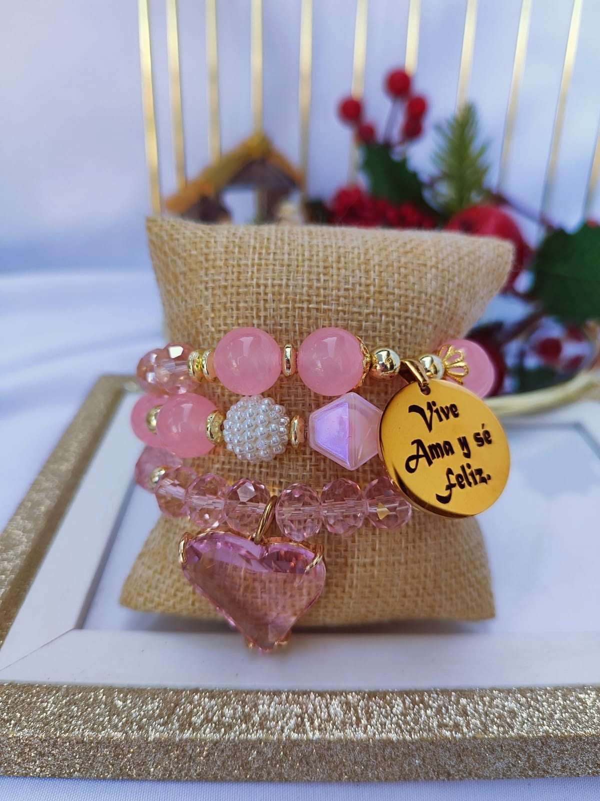 Collar y aretes